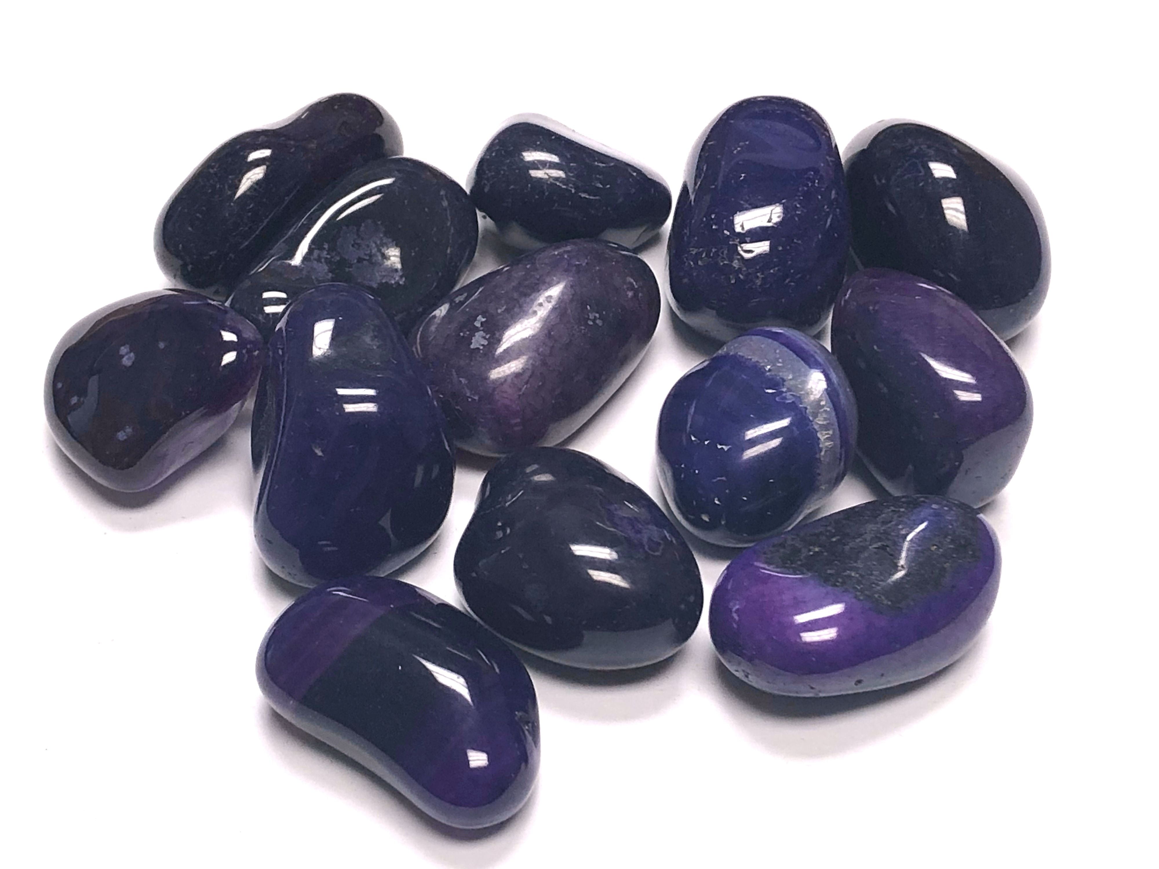 Tumbled Amethyst Stones 1 lb Lot Zentron™ Crystals