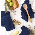 thumbnail image 4 of Design Imports DII Nautical Blue Chevron Luxury Barmop (Set of 4), 4 of 4