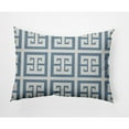 thumbnail image 2 of Simply Daisy 14" x 20" Greek Key Patterned Nautical Indoor/Outdoor Throw Pillow, 2 of 4
