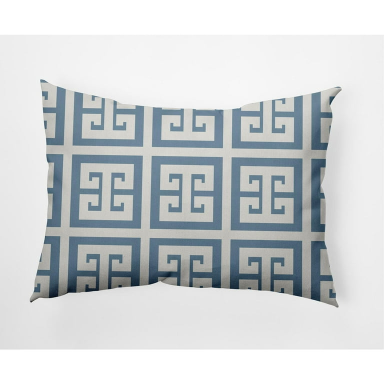 Greek key outdoor pillow discount
