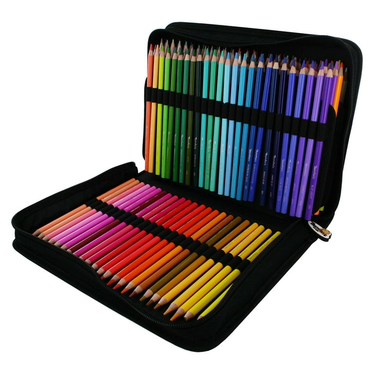 Thornton's Art Supply Colored Pencil Set & Zippered Case 150/Pkg