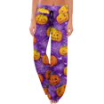 thumbnail image 2 of Halloween Pajamas Women Cute Pumpkin Pajama Plus Size Sleepwear Pjs Pants Cozy Pjs Bottoms Lounge Pants, 2 of 7