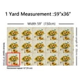thumbnail image 2 of Erosebridal Sunflower Upholstery Fabric for Chairs,Bohemian Flower Fabric,Rustic Farmhouse Butterfly Fabric by the Yard,Boho Damask Outdoor Fabric,Oil Painting Style Waterproof Fabric,Yellow,5 Yards, 2 of 5