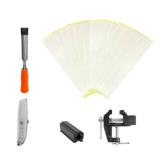 Kit de agarre de golf para re-agarre de palos de golf Suministros para re-agarre Removedor de cinta de agarre Mango naranja