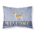 thumbnail image 1 of Funda de almohada de bienvenida "Treasures American hound, estándar" Caroline's Treasures  BB5502PILLOWCASE, 1 of 1