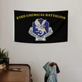 thumbnail image 3 of 83rd Chemical Battalion 3rd Division Artillery 3rd Infantry Division US Army Flag 3x5Feet Outdoor Indoor Decoration Flag with Brass Grommets, 3 of 5