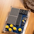 thumbnail image 5 of Kit de bricolaje para consola de juegos de un solo chip 51 con kit de práctica de soldadura con carcasa acrílica, 5 of 5