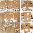 thumbnail image 2 of Lovely English Letter Shape Statue Decor Handmade Good Carved Mdf Statue Model For Home-zzyZ, 2 of 5