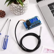 BUZIFU 2 PCS DS18B20 Waterproof Temperature Sensors Transducer Thermal Probe Compatible with DIY Arduino Raspberry Pi Etc.