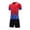 U, variant on BOBOGOJP Kids Boys Short Sleeve Outfits Crewneck T Shirt And Shorts Quick Dry Casual Tracksuits 2 Piece Kid Outfit (11-12 Years, S)