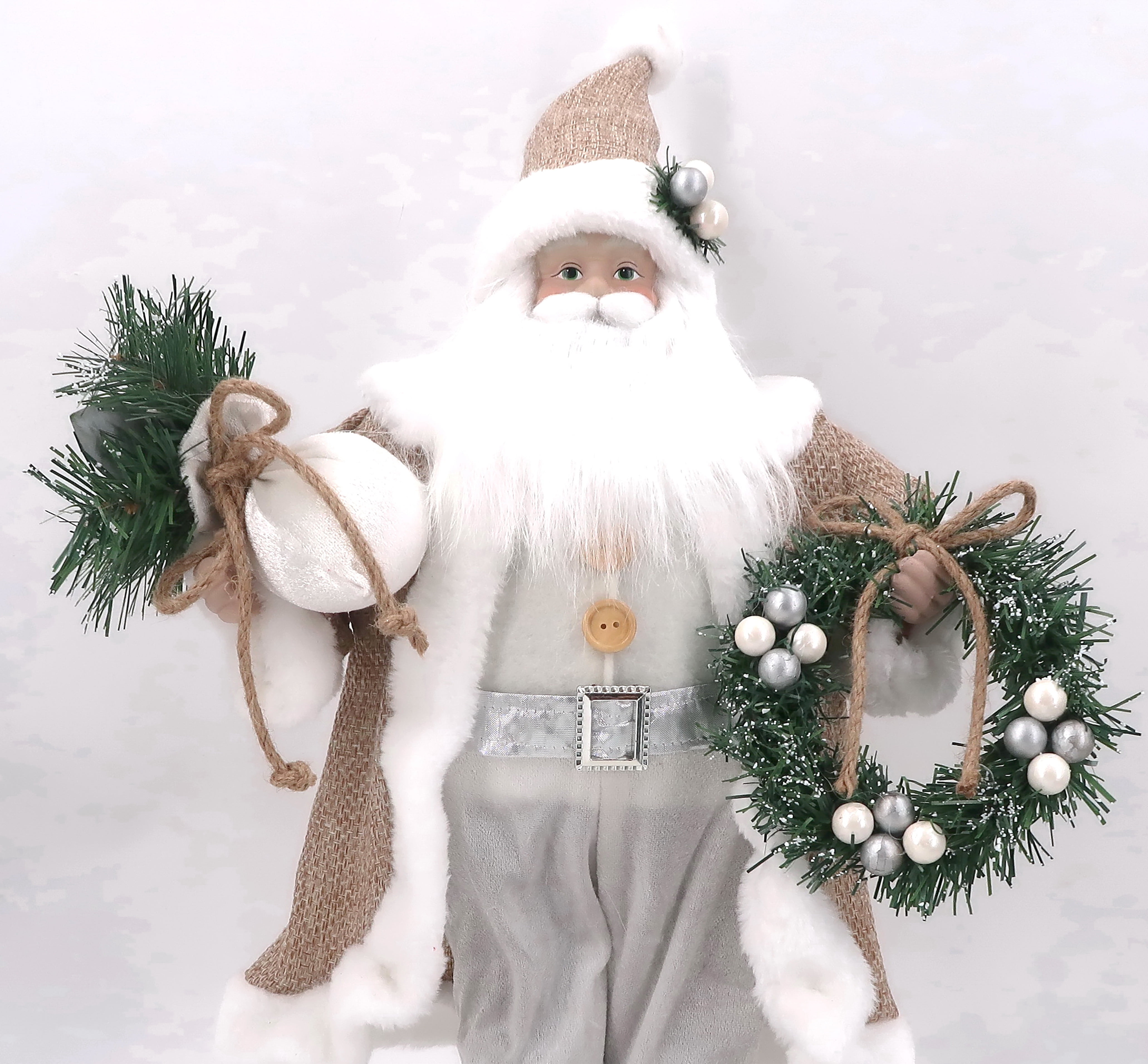 Holiday Time Standing Santa, 18 inch