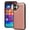 Rosegold, variant on Designed for iPhone 16 Phone Case, Classic Lightweight PU Leather Back   TPU Frame, Shockproof Protective Anti-falling Ultra Slim Back Case for iPhone 16, Rosegold