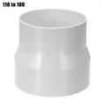 thumbnail image 1 of Ventilation Pipe Reducer Adapter Pipe Fittings 110To100/150 To100/200To150 Abs, 1 of 4