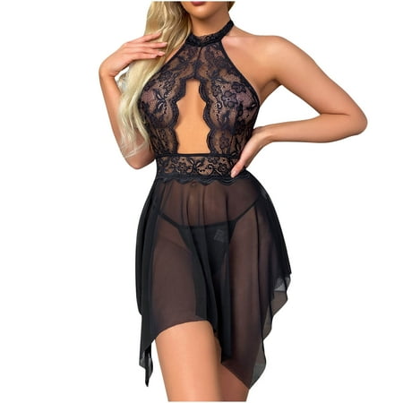 

Women s Exotic Lingerie Sets Women s Sexy Underwear Lace Thin Sexy Pajamas Two-piece Nightdress Sexy Plus Size Teddy Dress Sexy Lingerie Outfits Christmas Lingerie for Women Sexy