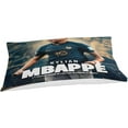 thumbnail image 2 of Kylian Mbappé Captain 3-Piece Single Bedding Set, France Football Star Bed Set, Aesthetic Pattern, 100% Soft and Pleasant Microfiber, 2 of 5