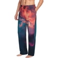 thumbnail image 6 of Rocae Cosmic Paint Swirl Mens Pajama Pants Pj Pants Mens Lounge Pants-Medium, 6 of 6