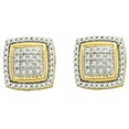 thumbnail image 1 of Dazzlingrock Collection 0.25 Carat (ctw) 10K Diamond Micro Pave Earrings, Yellow Gold, 1 of 1