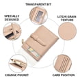 thumbnail image 4 of TAZAG Women's PU Soft Leather Bifold Wallet Student Fresh Coin Card Holder, 4 of 8