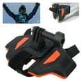 thumbnail image 3 of Camera Helmet Mount Strap, Convenient Practical Camera Helmet Bracket Adjustable Flexible  For Pocket Camera For Sports Cameras For Mobile Phones, 3 of 8