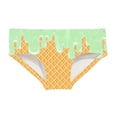 thumbnail image 3 of Shachafan Girls Swimwear Ice Print Swimsuit Kids Two Piece Bathing Sun Swim Trunks Rash Guard Beach Guards Toddlers, 3 of 3