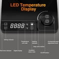 thumbnail image 3 of Hervidor eléctrico tipo cuello de cisne CHEFESS ± 1 ℉ de temperatura, 1 litro, negro, 3 of 9