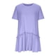 thumbnail image 4 of Vestidos Para Mujer Vestidos Casuales de Moda Color Sólido Cuello Redondo Vestido de Manga Corta Odeerbi ODB167546, 4 of 8