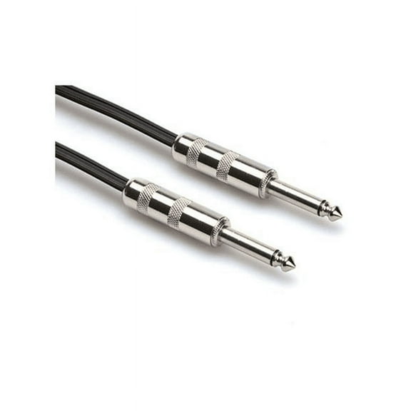 Hosa SKZ-625 Speaker Cable Hosa 1/4" TS to Same 25 foot Black