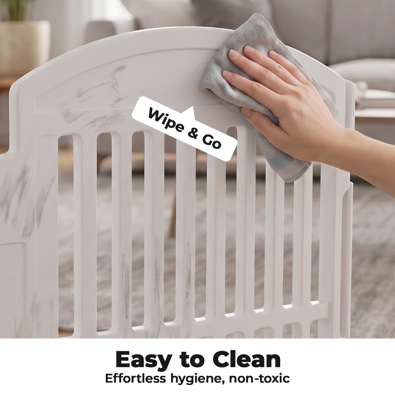 Alvantor Portable Foldable Dog Playpen for Indoor and Outdoor Use - Safe, Easy to Clean, Ideal for Small Medium Dogs