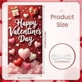 thumbnail image 2 of Red Theme Valentine's Day Banner Heart-shaped Balloons Love Display Pink White Hearts Gift Box Decor Romantic Backdrop for Valentine's Day Party Couples Gathering Romantic Celebration, 2 of 9
