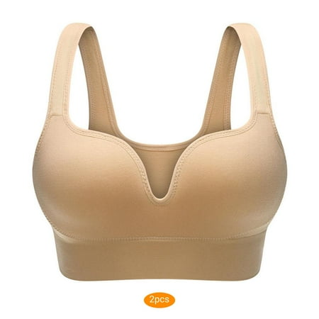 

2pcs Professional Women Yoga Top Tank Push Up Seamless Gym Bra Color Fitness Sports Solid Vest