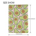thumbnail image 3 of Pofeuu Cute Avocado Print Travel Document Organizer Passport Holder Men Women for Family (6.5 in x 4.5 in),Wallet Holder Credit Card Clutch Bag Case, 3 of 5