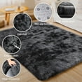 thumbnail image 5 of ZRSDIXK 8ft x 10ft Area Rug, Soft Fluffy Area Rugs for Living Room Bedroom Kids Room Decor Carpet, Dark Gray, 5 of 9