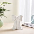 thumbnail image 6 of Pink Bow Vase Coquette Ceramic Vase – 6.1 x 4.7 in Decorative Pen Holder Makeup Brush Holder for Women, Contemporary Design Home Office Shelf Table Decor, Christmas Gift,pink flower vase, 6 of 7