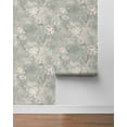 thumbnail image 4 of Harry & Grace Grey Floral Blossom Peel and Stick Wallpaper - 27 in. W. x 18 ft. L. Roll, 4 of 7