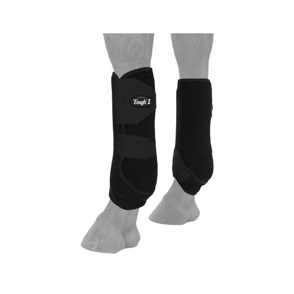 Tough 1 Boots Extreme Vented Sport Grip 4 Set Draft Black 64-18000DS