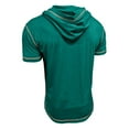 thumbnail image 4 of DPTALR George Men's Henley Shirt Lightweight Short Sleeve Hoodies Casual Stylish Button GreenBig and Tall Men L, 4 of 6
