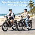 thumbnail image 6 of Pro 26" 4.0 Fat Tire Electric Bike,750W E-Mountain Bicycle with NFC for Adult, 28MPH 48V 15Ah Removable Battery,7-Speed Ebike UL2849(Blue), 6 of 8