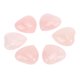 thumbnail image 1 of Cuarzo rosa en forma de corazón, 6 uds., alivia la ansiedad, equilibrio energético, Material Natural, piedra de corazón de cuarzo rosa duradera exquisita, 1 of 5