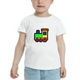 thumbnail image 2 of Train Cartoon Funny Toddler T-Shirts for Boys Girls (White, Youth XL), 2 of 5