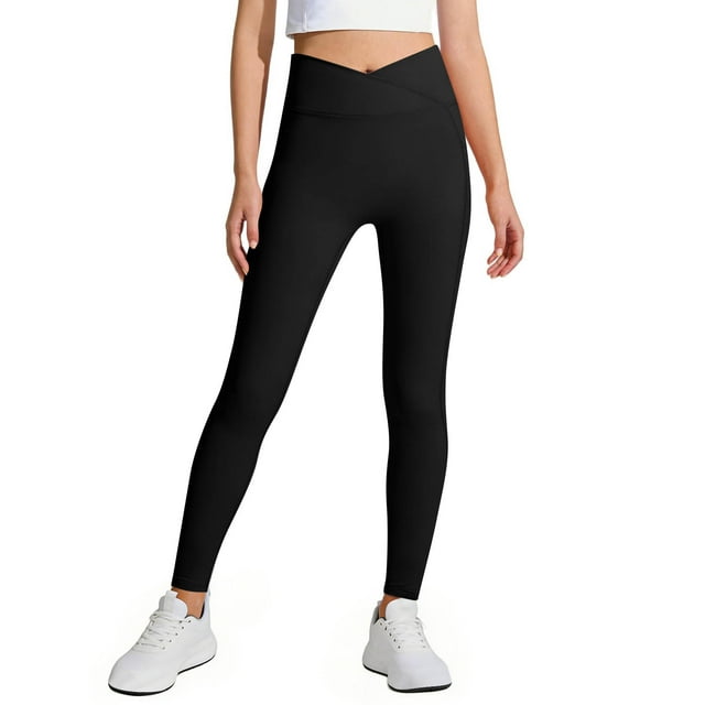 Pantalones largos para niños, pantalones largos, pantalones acampanados para niños, pantalones de punto acanalado para niñas, pantalones elegantes y cómodos con varios colores, pantalones de poliéster