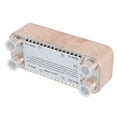 thumbnail image 1 of Enfriador de mosto casero, 20 placas Intercambiador de calor de placas de acero inoxidable de mosto casero Intercambiador de calor casero Tecnología de vanguardia, 1 of 8