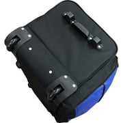Dejuno 20-inch Carry-On Rolling Duffle Bag - Blue