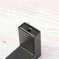 thumbnail image 3 of WRISTBIQUE Wardrobe Door Knob Door Handle Black Stainless Steel 5pcs for Furniture, 3 of 8