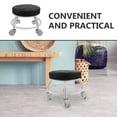 thumbnail image 4 of Portable Rolling Stool Spa Stool With Wheels For Salon Use Stool Ergonomic Stool Comfortable Foot Rest Stool Pedicure Use Stool, 4 of 5
