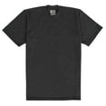 thumbnail image 2 of Pro Club Men's 6.5 oz Heavyweight Cotton Short Sleeve T-Shirt, Charcoal, 4X-Large, 2 of 2
