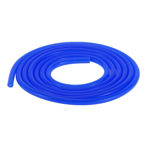 Unique Bargains 6.6Ft 1/16" 2mm ID 2mm Thickness Silicone Vacuum Tubing Hose High Temperature Automotive Vacuum Line 1 Pcs 130PSI Max Pressure