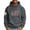 Gray, variant on Graphic Sweatshirts for Men American Flag Print Hoodie 2024 Fall Trendy Crewneck Drawstring Pullover Tops with Pockets,Black 4XL