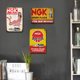 thumbnail image 3 of 3 Uds NGK Bujía Placa Metal Vintage Pintura Hierro Rectangular 20x30cm, 3 of 9