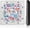 Cambridge Blue, variant on Mahjong Mat with Dice Pattern and Deep Blue Floral Border, 31.5 x 31.5 Inches Square Mahjong Tablecloth Includes American Mah Jongg Rules Non-Slip, Noise-Reducing Rubber Mahjong Mats for Table.