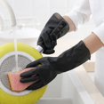 thumbnail image 3 of 3 pares de guantes para lavar platos, guantes de limpieza de látex reutilizables para tareas domésticas, cocina, baño, extra grandes brillar  Electrónica, 3 of 5